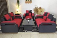 Sofa Merah Hitam Minimalis, Beri Sentuhan Modern untuk Ruang Tamu